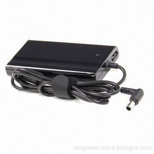 60W Laptop AC Adapter, 16V/3.75A, 6.5*4.4mm, Replacement for Fujitsu, Ultra-slim with USB slot